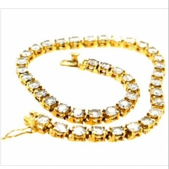 14K 5.50 Carats DIAMONDS 8" Truly Gorgeous Luxury - Picture 7 of 7